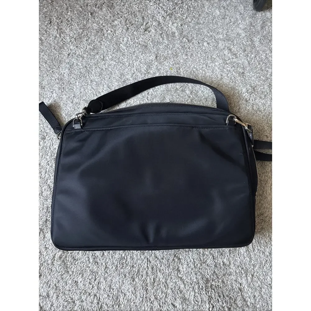 Kate Spade New York Black Polyester Laptop Messenger Bag